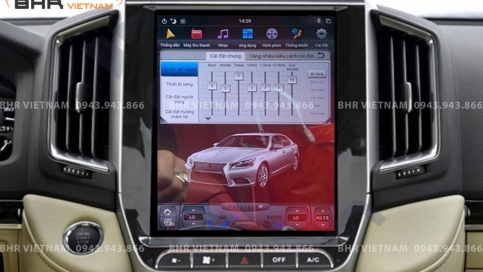Màn hình DVD Android Tesla Toyota Land Cruiser 2016 - 2020